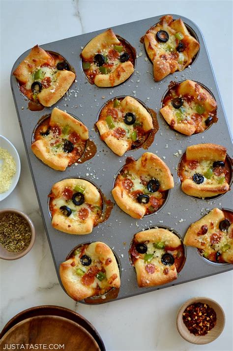 Easy Muffin Pan Pizza Cups - Just a Taste