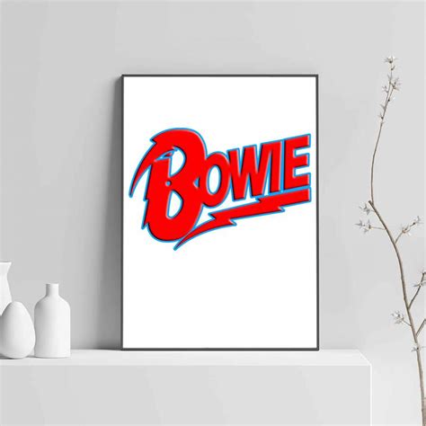 David Bowie Logo Poster - Poster Art Design