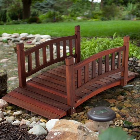 Richmond 4 ft. Garden Bridge Backyard Bridges, Outdoor Bridges, Outdoor ...