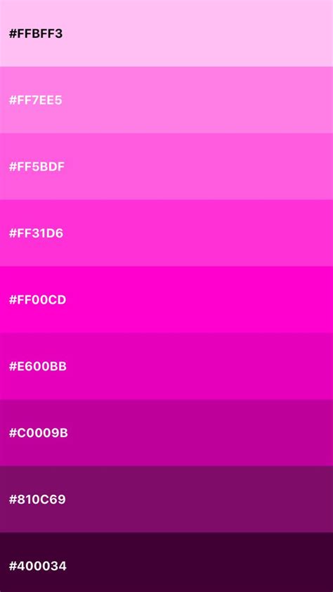 majestic magenta haze | Digital paint color, Color palette design, Color palette challenge