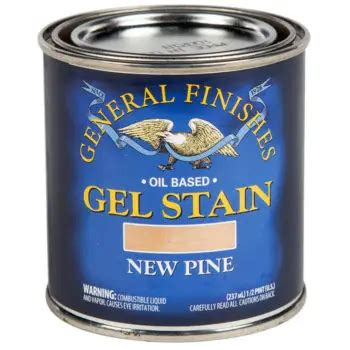 12-Pack of 1/2 Pt General Finishes NPH New Pine Gel Stain Oil-Based Heavy Bodied Stain ...