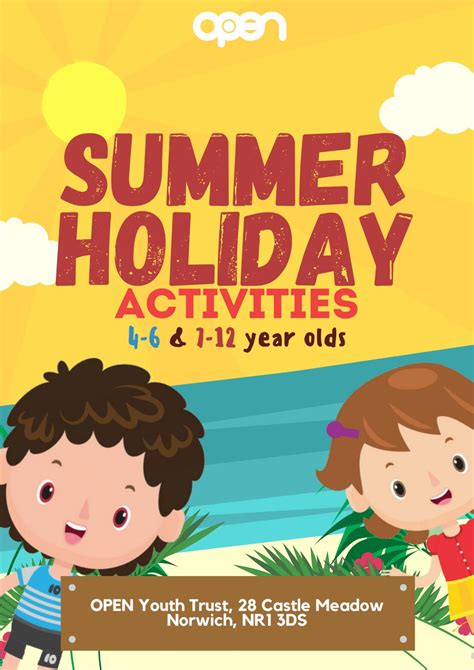 Summer Holiday Activities Booklet by OPEN - Issuu