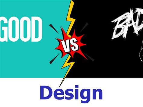 Good Vs Bad Design by Harshana Gamage on Dribbble