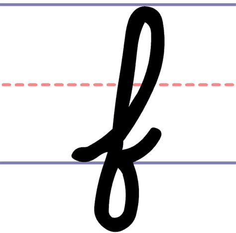 Cursive F Font