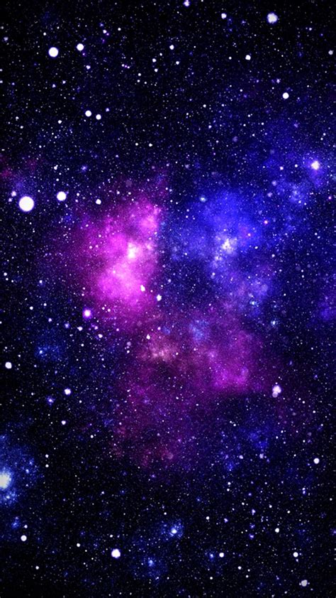 Purple and blue night Stars Wallpaper, Galaxy Wallpaper Iphone, Wallpaper Space, Iphone ...