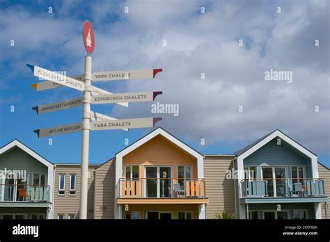 The new Chalets at Butlins, Minehead Stock Photo - Alamy