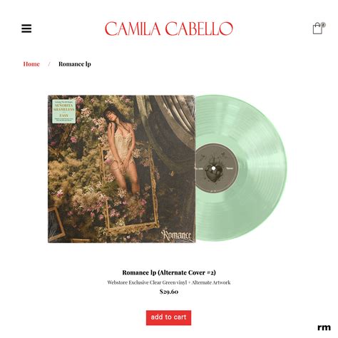 Camila Cabello | Romance | lp Box Set on Behance