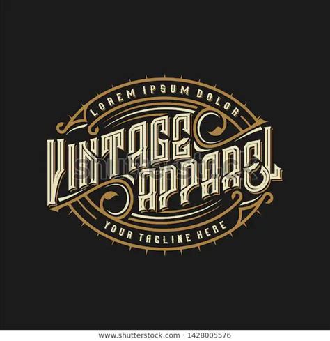 Logo Vintage Clothing Brands Stock Vector (Royalty Free) 1428005576 | Shutterstock | Logo ...