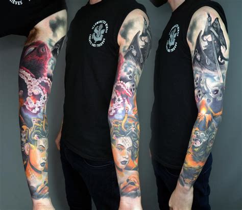 Greek Mythology Sleeve Tattoo by Alan Aldred: TattooNOW