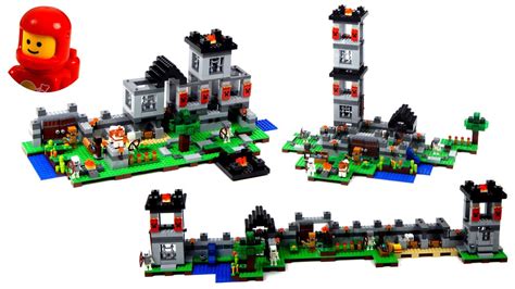 Lego Minecraft 21127 The Fortress - Alternative Models Lego Speed Build - YouTube