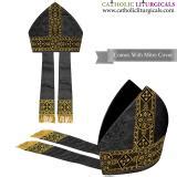 Black Gothic Vestment & Mass Set - Black Low Mass Set - Gothic Chasuble ...