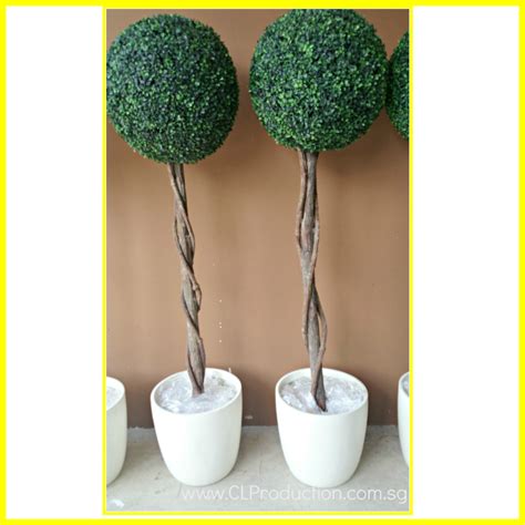 Artificial Short Topiary Plant – CLP Production Pte Ltd