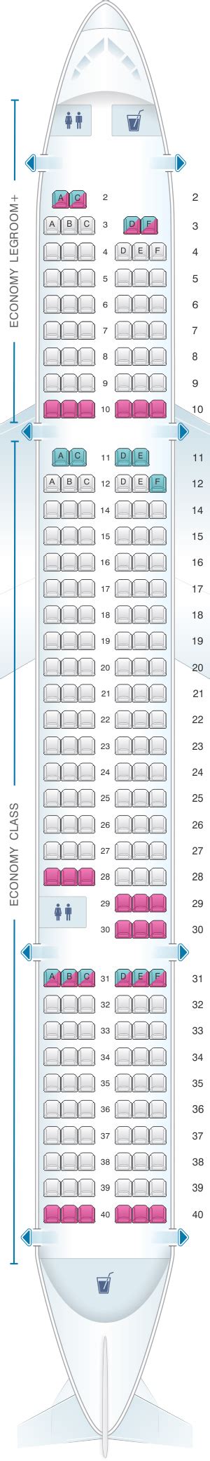 Seat Map Allegiant Air Boeing B757 200 | SeatMaestro