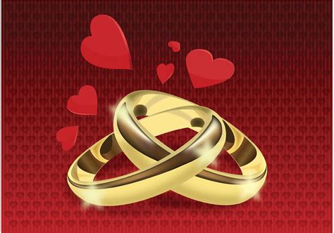 Wedding Rings Vector - Download Free Vector Art, Stock Graphics & Images