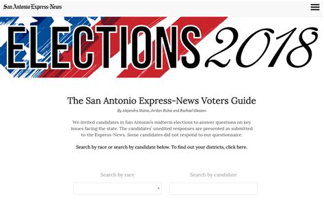 The San Antonio Express-News Voters Guide - San Antonio Express-News