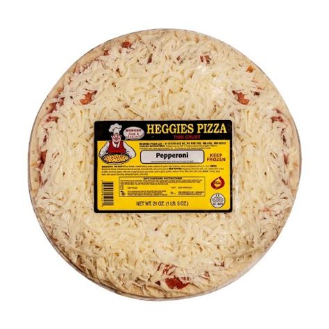 Heggies Pepperoni Frozen Pizza - 21oz : Target