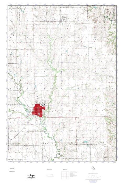 MyTopo Seward, Nebraska USGS Quad Topo Map