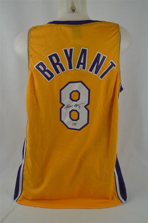 Lot Detail - Kobe Bryant Rookie Autographed Los Angeles Lakers Jersey ...