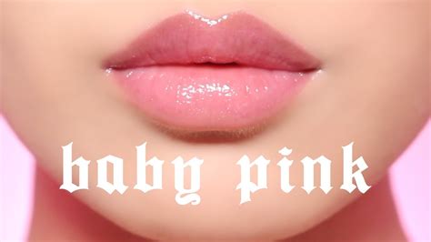 BABY PINK PLUMPED + GLOSSY LIPS TUTORIAL - YouTube