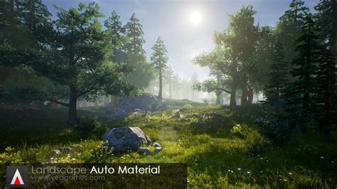 UE4 Pack: Landscape Auto Material | Landscape, Unreal engine, Landscape paintings