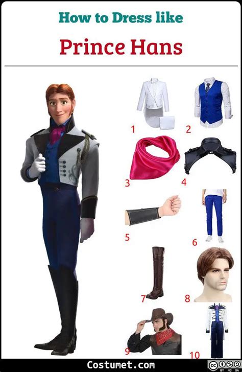 Prince Hans (Frozen) Costume for Cosplay & Halloween