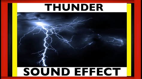 Best Thunder Sound Effect Thuder Strike & Lightning Sfx | HD - YouTube