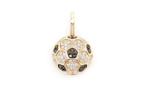 Soccer Football Ball Pendant 14K Yellow Gold 0.35ctw | Ball pendant, Pendant, Detailed jewelry