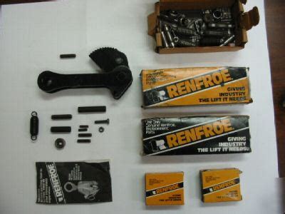 Renfroe model fr plate lifting clamp rebuild kits