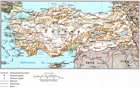 map of turkey - Map Pictures