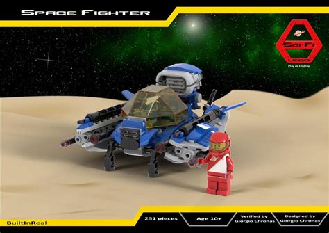 LEGO MOC Space Fighter by Legocionado | Rebrickable - Build with LEGO