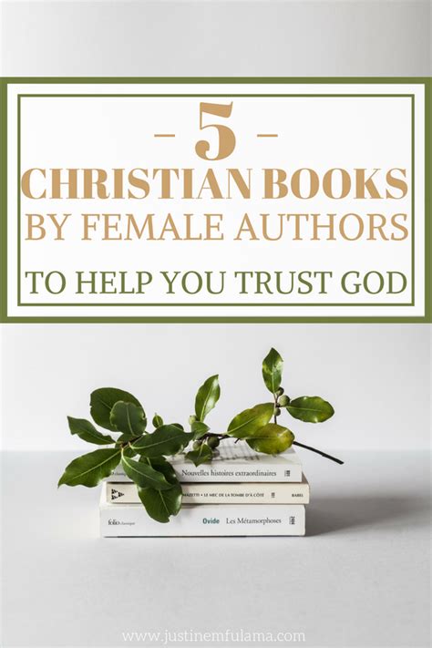 5 Christian books by female authors that will help you trust God