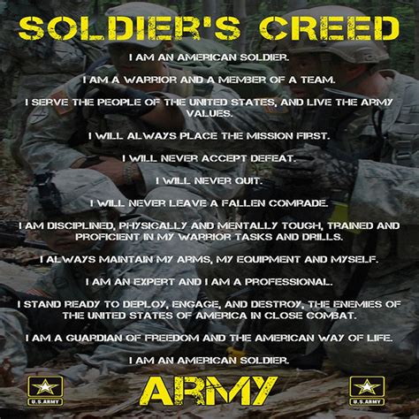 US Army Soldiers Creed: A Guide to the Values and Principles Every ...