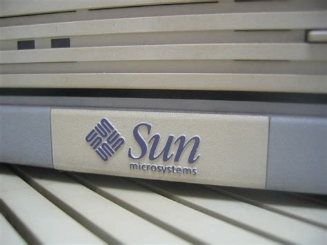 Old computers | The Sun Microsystems logo in front of the dr… | wyinoue | Flickr