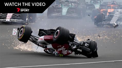 F1 driver escapes tragedy in horror crash | 7NEWS