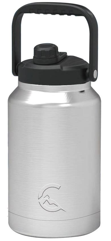 Cascade Industries > BOTTLES & JUGS > 128OZ STAINLESS STEEL GALLON RAMBLER JUG