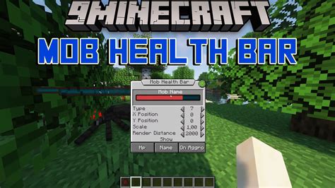 Mob Health Bar Mod (1.21.1, 1.20.1) - New Style of Health Bar - 9Minecraft.Net