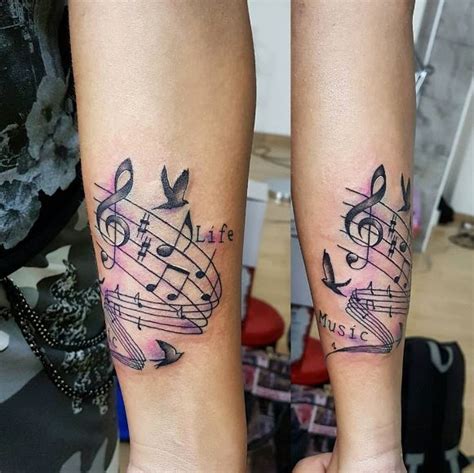 50+ Cool Music Tattoos For Men (2024) - Music Notes Ideas