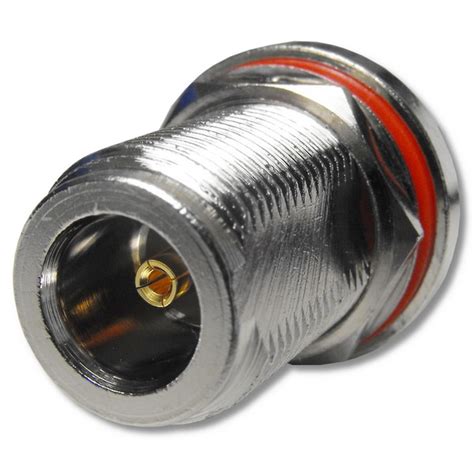 Aerial.net :: N-Type Female Bulkhead Crimp connector for 195, RG-58 series cables