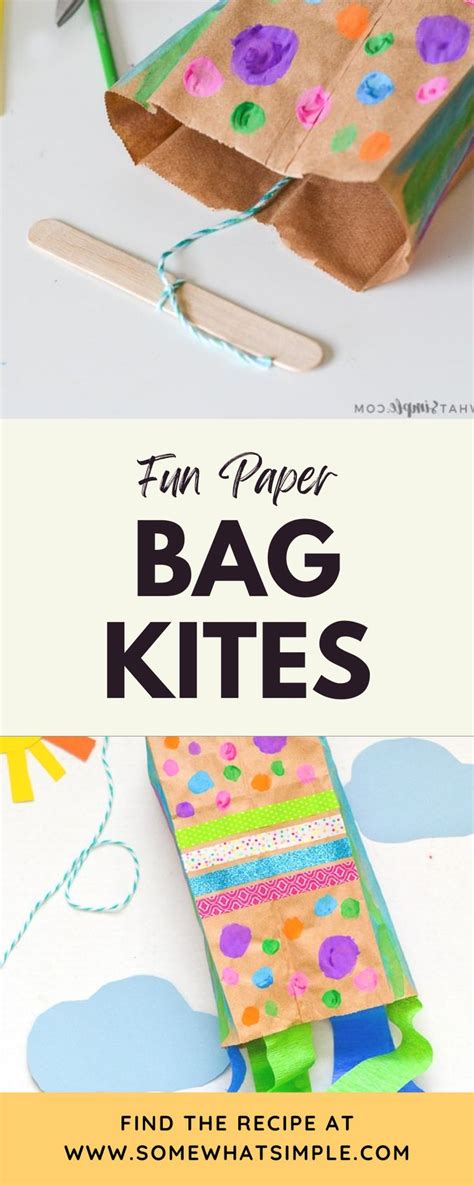 DIY Paper Bag Kites