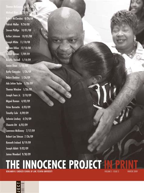 Innocence Project in Print - Winter 2009 | PDF | Innocence Project | Forensic Science