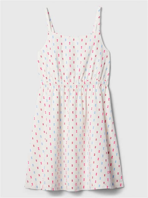 Kids Poplin Bow-Knot Dress | Gap Factory