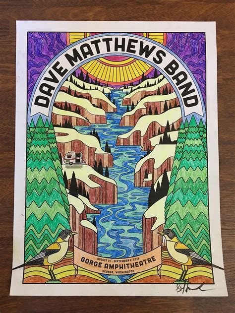 Pin by Stephanie Coffman on DMB POSTERS | Dave matthews, Gig posters ...