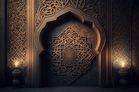 Premium Photo | Ramadan kareem islamic background