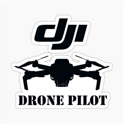 "DJI Drone Pilot Essential T-Shirt" Sticker for Sale by celonarts ...