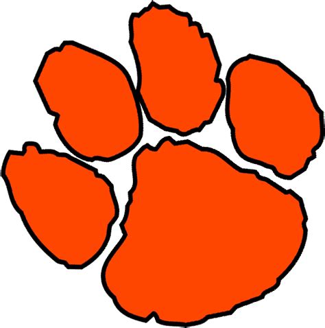 Clemson Paw Svg File 199 SVG PNG EPS DXF File