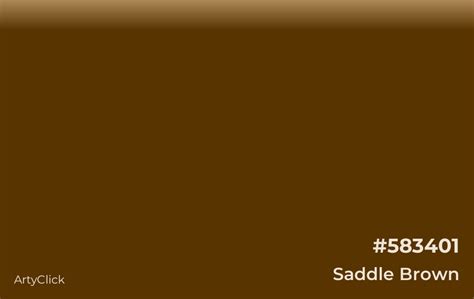 Saddle Brown Color | ArtyClick