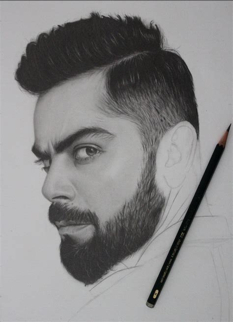 How To Draw Virat Kohli Outline Drawing Virat Kohli Sketch – NBKomputer