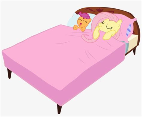 Png Download Bed Clipart Jokingart Com - Cute Cute Cartoon Bed Transparent PNG - 900x697 - Free ...