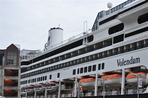 The Holland America Ms Volendam in port at Juneau on a 7 day Inside Passage cruise from ...