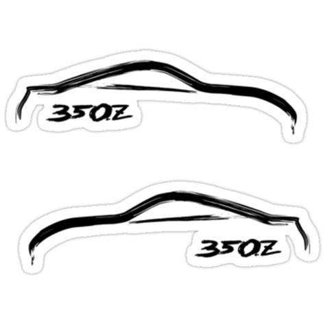 Nissan 350z decal sticker